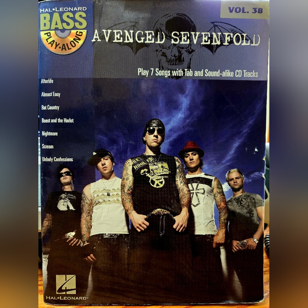 Avenged Sevenfold Bass Tab Book